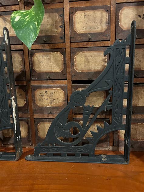 art nouveau metal shelf brackets|Art Nouveau Shelving Brackets .